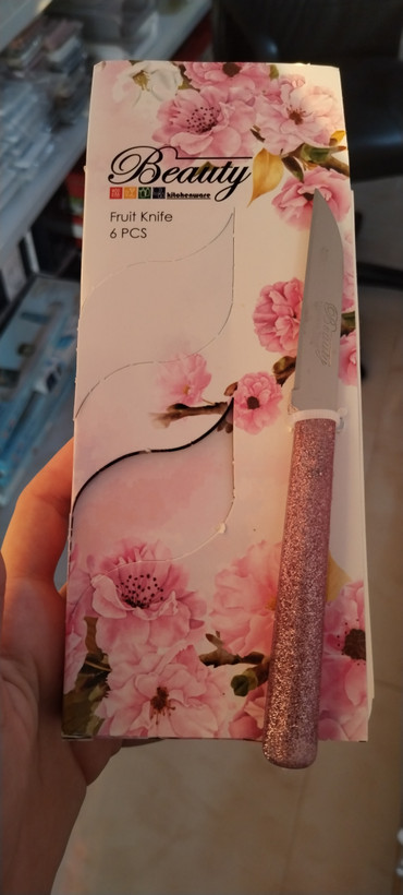کارد میوه خوری ۶ عددی بیوتی دسته اکلیلی